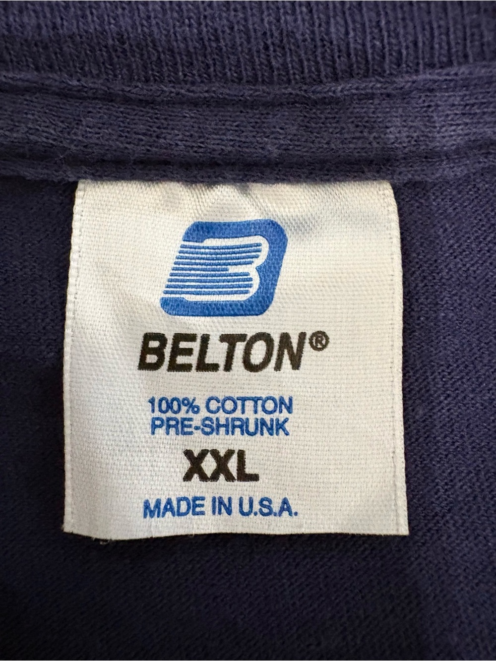 Belton Vintage Cleveland Indians 1995 AL Champions Tee XXL Retro Sporty Prep - Picture 4 of 10